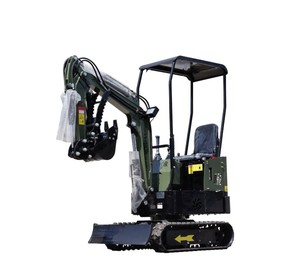 Nouveautés en promotion ! Mini-excavatrice TERROR-XSTORM – Trancheuse de 1 tonne avec auvent, pince hydraulique - Product Image 3