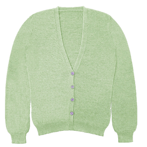 Suéter de Punto con Cuello en V y Logotipo de Chenilla, Material 7GG, para Mujer, Talla Grande, Invierno, con Parches Bordados, Estilo Fraternidad - Product Image 6