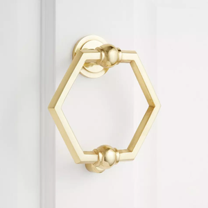 Aldaba de puerta de metal de latón negro Alto en demanda Top en venta Aldaba de puerta de latón de calidad para Home Hotel Villas - Product Image 2