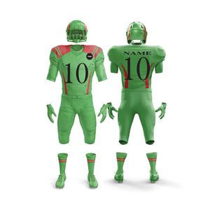 ชุดเสื้อและกางเกงอเมริกันฟุตบอลแบบพรีเมียมสั่งทำพิเศษ |   ชุดทีมฟุตบอลพร้อมเสื้อและกางเกง |   ชุดกีฬาโพลีเอสเตอร์ระบายอากาศได้ดี - Product Image 2