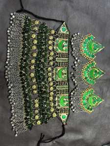 Haute qualité mariée Afghani Vintage ensembles de bijoux Style afghan Tribal Kuchi à la main couleur dorée ensemble de bijoux confortable - Product Image 5