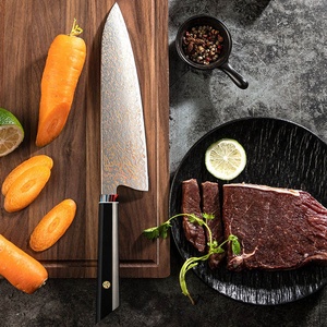 STEEL CRAFT INTERNATIONAL Premium Quality <b>Custom</b> Made DIY OEM Japanese Style Copper Damascus Steel Chef Knife Multi-Functional 1 - Product Image 2
