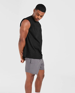 Camisetas de algodón en blanco para hombre de talla grande con logotipo personalizado OEM de alta calidad, ropa de Fitness, ropa de entrenamiento, ropa de gimnasio - Product Image 5