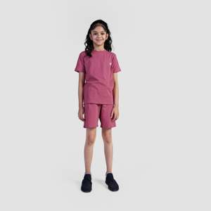 Shorts Co-Groove Street Style Rose clair 100% Coton Taille élastique Imprimé Léopard Confortable et élégant 100% Coton 100% Polyester - Product Image 3