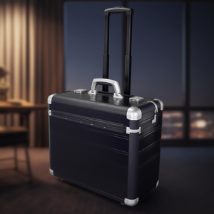 Valise en aluminium ALUMAXX Discovery 47,5 x 38,5 x 22,5 cm Noir avec Pilotenkoffr - Product Image 3