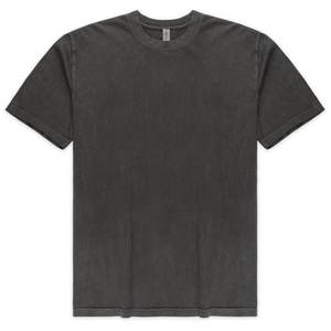 Camisetas de algodón de 300g para hombre, camiseta transpirable holgada de cuello redondo de verano de manga corta para hombre y mujer, Camiseta básica - Product Image 5