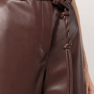 New Premium Quality Women's Casual High Waist Genuine Leather <b>Pants</b> ODM Customized Winter Design Breathable Latest Style <b>Pant</b> - Product Image 6