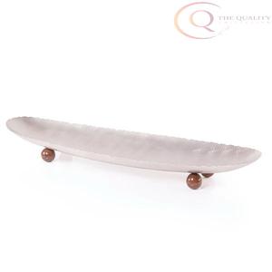 Plateau décoratif de luxe en métal pour le Ramadan, idéal pour la présentation et le service |   Apporte une touche royale à l'arrangement de la table - Product Image 4