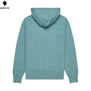 Sweat à capuche pull personnalisé pour hommes léger de haute qualité 100% coton polyester tissu éponge solide motif teint uni - Product Image 2