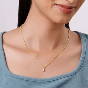 จี้เพชรรูปวงกลมสีทองเสน่ห์ของตกแต่งในห้องปฏิบัติการ - Product Image 2