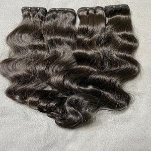 Cheveux Indiens Vierges Non Traités 100% Naturels du Temple du Sud de l'Inde, Cheveux Humains Remy Toutes Textures avec Cuticules, Extensions de Cheveux, Tissage de Cheveux - Product Image 3