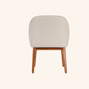 Haven Modern Upholstered <b>Dining</b> <b>Chair</b> Solid <b>Wood</b> Frame Contemporary Minimalist Design - Product Image 2