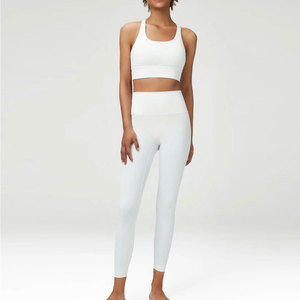 Conjunto de Yoga Sólido Tallas Grandes 2026 para Mujer - Cómodo, Transpirable, Cintura Elástica, Estiramiento en Cuatro Direcciones, Secado Rápido, Bajo MOQ, En Stock - Product Image 1
