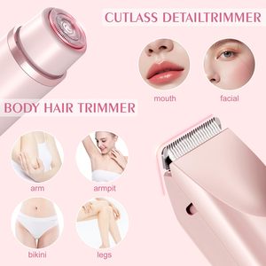 Tondeuse électrique en céramique pour femme, épilation indolore pour le visage, le corps et les zones intimes - Product Image 6