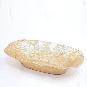 ชามอลูมิเนียมชุบเงินสีทองดีไซน์รูปนกต้นไม้และใบไม้แบบใหม่ฟรีสไตล์ใหม่ทันสมัย - Product Image 4