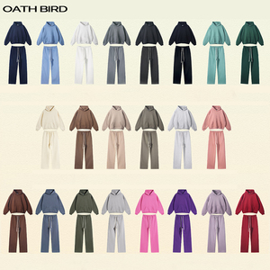 Chándal acampanado Sun Faded de alta calidad, Sudadera con capucha recortada con hombros caídos hecha a medida, chándal acampanado con lavado ácido para hombres - Product Image 5