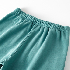 Pantalones de chándal personalizados de alta calidad de lana de algodón, pantalones Cargo de ajuste relajado para hombres, pantalones de chándal de calle - Product Image 4