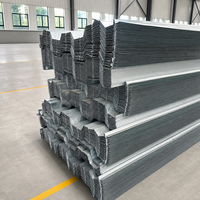 Plancher en acier galvanisé anti-corrosion, type ouvert, pour projets de construction de dalles de centres commerciaux