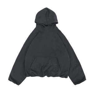 Sweat à capuche d'hiver épais en coton 500gsm personnalisé de haute qualité pull à capuche pour femme taille libre - Product Image 2