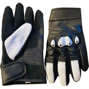 Guantes de Motocicleta Unisex de Cuero Genuino con Diseño de Logotipo Personalizado, Guantes de Motociclismo de Carreras con los Mejores Materiales de Primera Calidad - Product Image 5