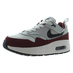 Zapatos Nike Air Max 1 EasyOn PS para niña Color: Blanco/Negro/Rojo Oscuro Heather 100% auténtico - Product Image 1