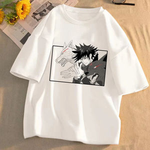 Jujutsu Kaisen เสื้อยืดอะนิเมะ unisex เสื้อยืดกราฟิกฤดูร้อนแขนสั้นลำลองเสื้อการ์ตูน gojo Satoru itadori Yuji streetwear - Product Image 3