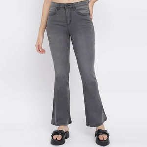 Nueva Llegada Clásico Look Traje de moda Mujeres Jeans Pantalón Venta al por mayor Tarifa Fabricante de Pakistán Último estilo Mujeres Denim Pant - Product Image 1