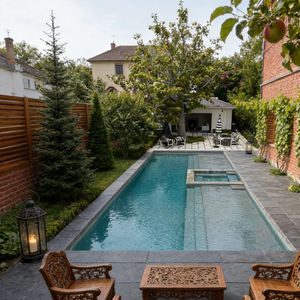 Piscina de Fibra de Vidrio con Forma Personalizada, Piscina Infantil con Escalera de Seguridad, Piscina Apta para Adultos - Product Image 3