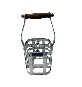 Maceta galvanizada vendedora caliente en antigüedad para jardín doméstico uso decorativo maceta de suelo en Metal galvanizado con mango - Product Image 6
