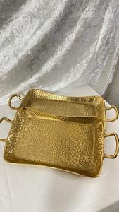 ถาดเสิร์ฟอลูมิเนียมทอง - Product Image 6