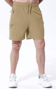 Shorts pour hommes Shorts de fitness respirants de haute qualité Shorts de fitness décontractés Nouveau modèle de conception Shorts d'entraînement de course Poches élastiques à la taille - Product Image 3