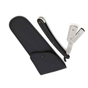 Navaja de Afeitar Personalizada con Logotipo, Navaja de Afeitar Recta de Acero Inoxidable, Navaja de Afeitar Plegable con Filo Recto para Barbería - Product Image 4
