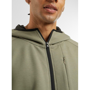 เสื้อฮู้ดผู้ชายแบบใหม่ทันสมัย สไตล์คลาสสิก แขนจั๊มพ์ยืดหยุ่น ระบายอากาศได้ดี ขายส่ง สวมใส่สบาย นุ่ม อุ่น น้ำหนักเบา - Product Image 6