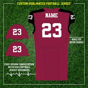 Uniformes de fútbol americano personalizados, camisetas transpirables y conjuntos de ropa para equipos - Product Image 3