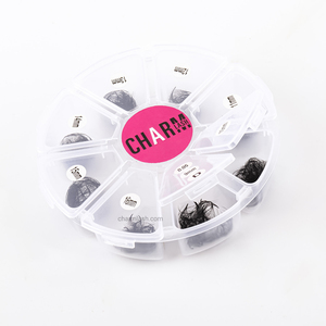Pro Made Loose Pointy Base Volume Extensions de Cils Vegan Coréen PBT Fibre CC/DD Curl En Gros Fournitures De Cils - Product Image 1
