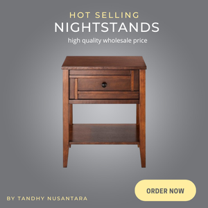 Buffet et tables de chevet en bois de haute qualité pour meubles de chambre Design moderne Usine directe d'Indonésie - Product Image 5