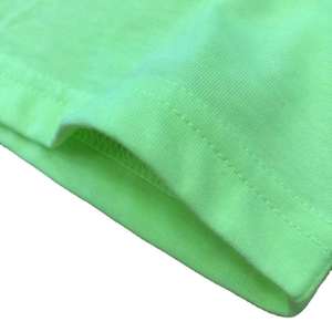 Color sólido slim fit divertido neón verde alta calidad liso camiseta personalizada camiseta impresión camiseta para hombres - Product Image 6