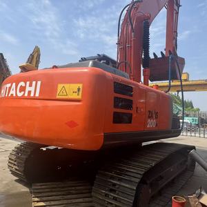 Excavadora Hitachi ZX200 usada de 20 toneladas, excavadora de cadenas japonesa de segunda mano, excavadoras Hitachi ZX200-3G ZX200-5G ZX200 ZX350 - Product Image 4