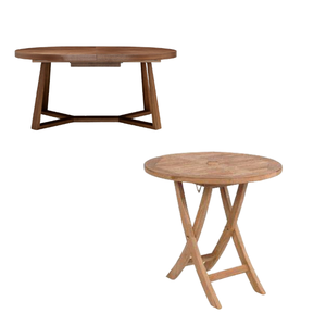 Juego de mesa de restaurante al por mayor, patio moderno de jardín, juego de mesa y silla de comedor de exterior de madera para muebles de hotel - Product Image 4