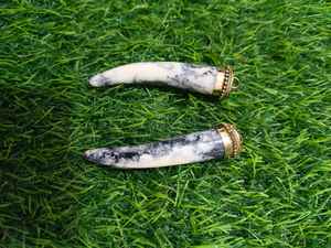 จี้เรซิ่นเคลือบทอง ดีไซน์เฉพาะตัว |   เครื่องประดับทำมือที่มีสไตล์สำหรับผู้หญิง - Product Image 2