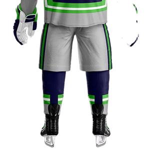 Uniformes de hockey sur glace sur mesure de haute qualité en tissu respirant, impression par transfert thermique du nom de l'équipe, respectueux de l'environnement, pour les sports d'équipe (OEM) - Product Image 6