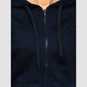 Sudaderas con cremallera para mujer Ropa deportiva informal Sudadera con capucha y cremallera completa para trotar y gimnasio - Product Image 5