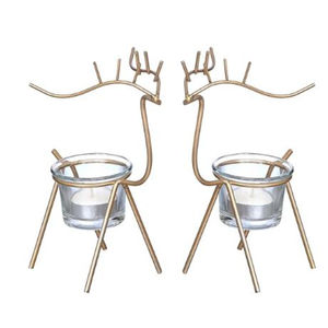 Christmas Decorative Reindeer <b>Candle</b> Holder Stylish Design Home Decor <b>Candle</b> Stand <b>Tealight</b> <b>Candle</b> Holder in Low Price - Product Image 4