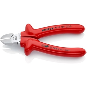 KNIPEX - Alicates de Corte Diagonal con Aislamiento VDE de 160 mm, Tijeras y Cortadores - Product Image 4