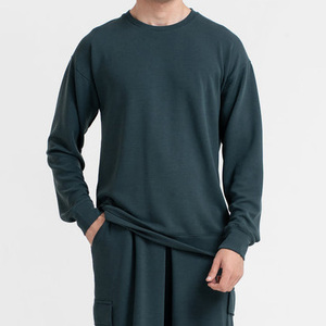 Sudadera informal de algodón con capucha para hombre, Jersey suave ideal para noches y paseos fríos, estampado Digital de patrón sólido - Product Image 6