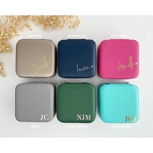 Joyero colorido moderno hecho a mano, soporte decorativo perfecto para tocador, dormitorio, tocador y uso de regalos de la India - Product Image 4