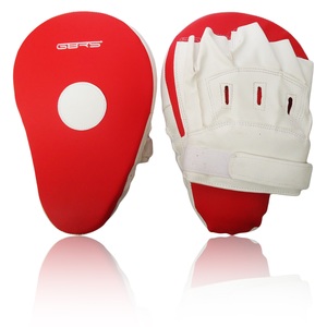 การออกแบบที่กําหนดเองขั้นต่ําต่ําต่ําเตะมวยหนังเจาะแผ่นโฟกัสสําหรับ U Nisex ราคาสมเหตุสมผลแผ่นโฟกัสมวย - Product Image 5