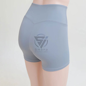 Hot Selling Seamless V <b>Shaped</b> <b>Waist</b> Yoga <b>Shorts</b> Breathable Butt Lifting Women Gym Wear Summer <b>High</b> Elastic Custom 100% Polyester - Product Image 2