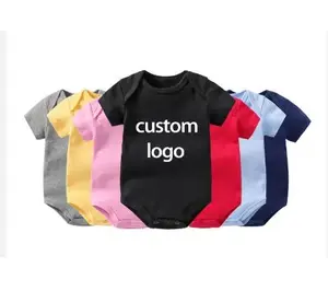 new arrival customized baby rompers cotton clothes newborn boy romper wholesale baby jumpsuit romper