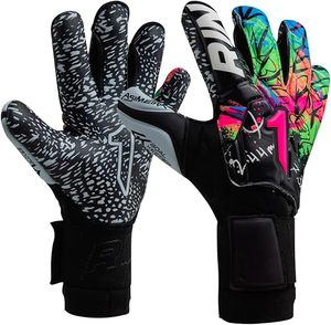 Gants de gardien de but en cuir de qualité supérieure personnalisables de haute qualité pour une utilisation en extérieur - Product Image 2